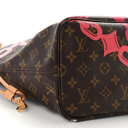 Louis Vuitton Monogram Bay Neverfull MM Rose Ballerine Poppy 9 of 11