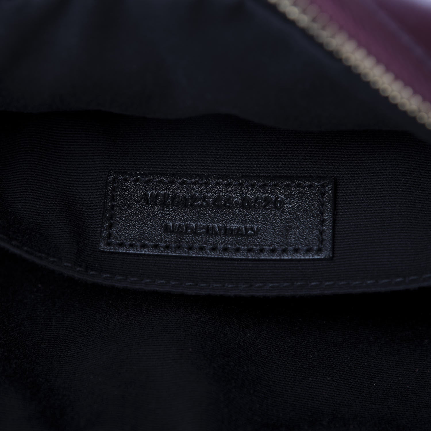 Saint Laurent Calfskin Matelasse Monogram Lou Camera Bag Dark Legion Red 9 of 9