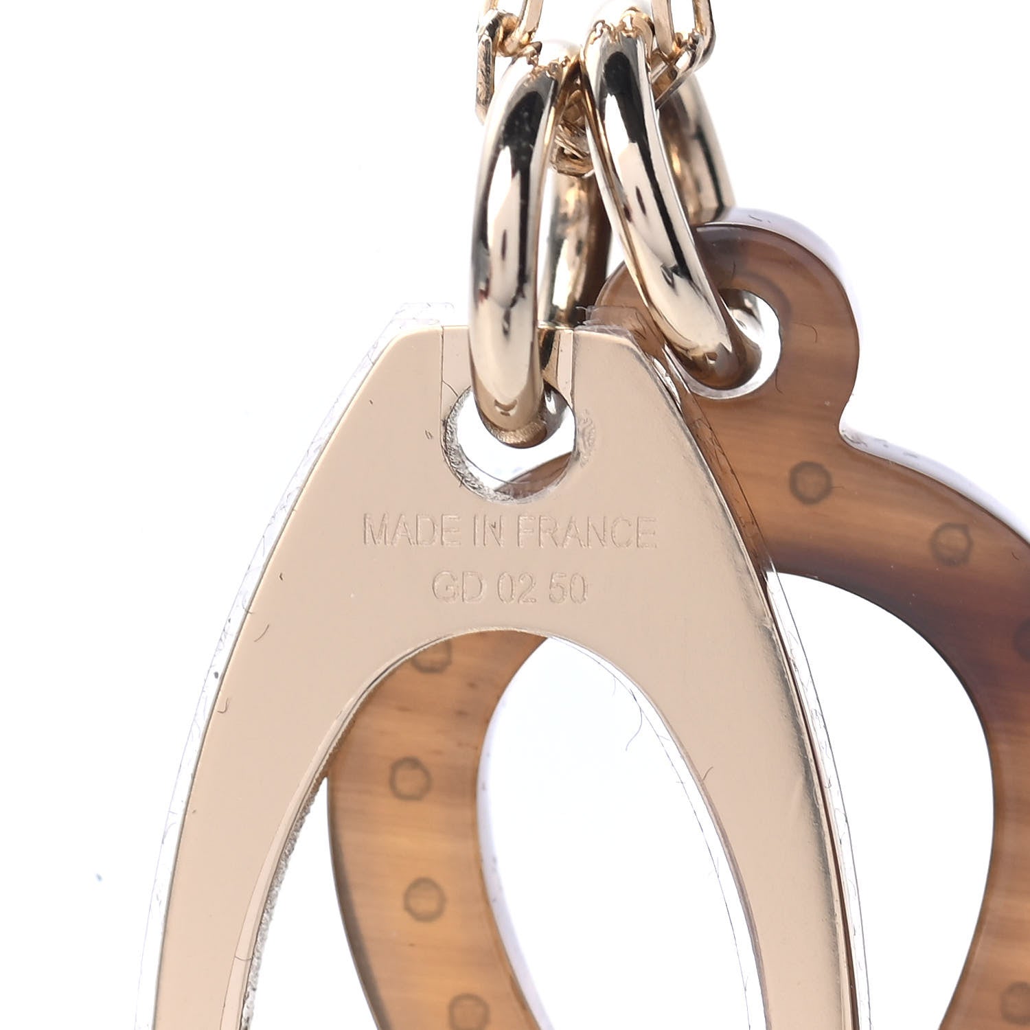 Hermes Permabrass Buffalo Horn Amulette Equestre PM Pendant Necklace Gold 3 of 3