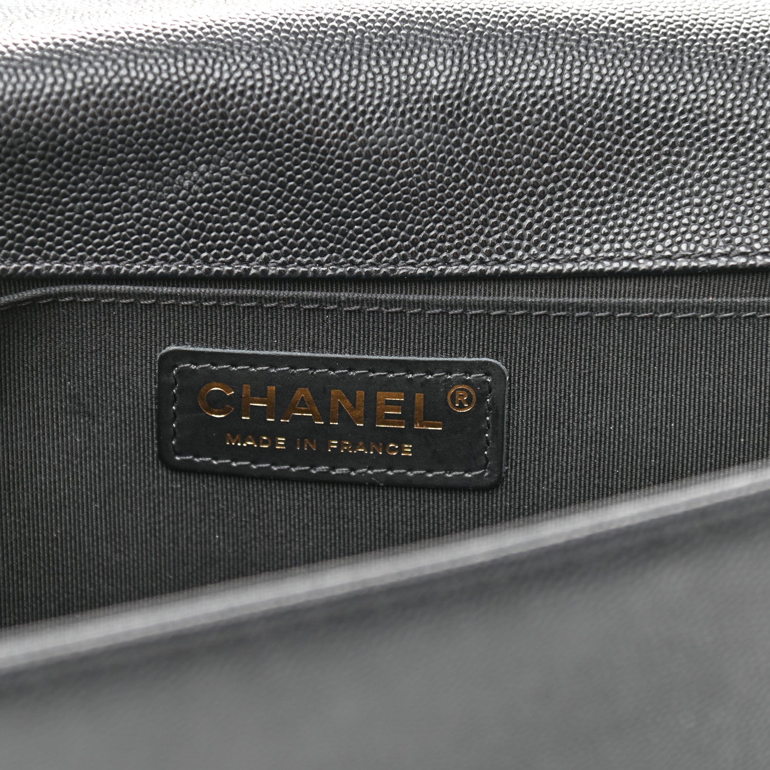 Chanel Caviar Quilted Medium Boy Flap Black 6 of 12