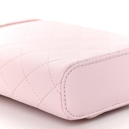 Chanel Caviar Quilted Phone Holder With Chain Light Pink 9 of 11