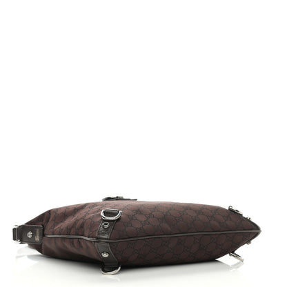 Gucci Nylon Monogram Abbey Messenger Bag Dark Brown 4 of 10