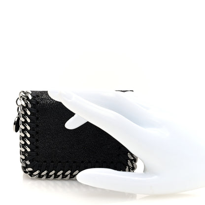 Stella McCartney Shaggy Deer Small Falabella Flap Wallet Black 2 of 7