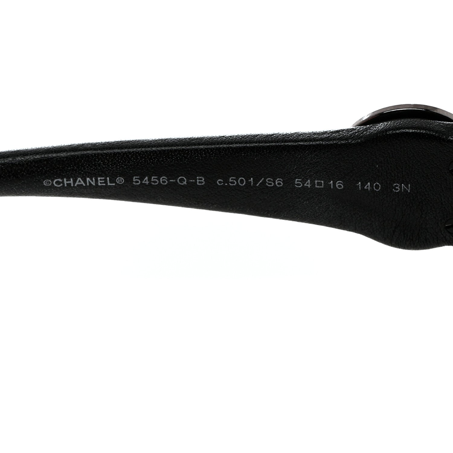 Chanel Acetate Square Cat Eye CC Sunglasses 5456-Q-B Black 5 of 10
