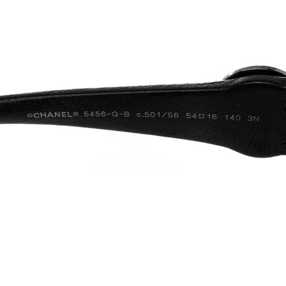 Chanel Acetate Square Cat Eye CC Sunglasses 5456-Q-B Black 5 of 10