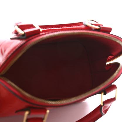 Louis Vuitton Vernis Alma BB Cherry 5 of 10