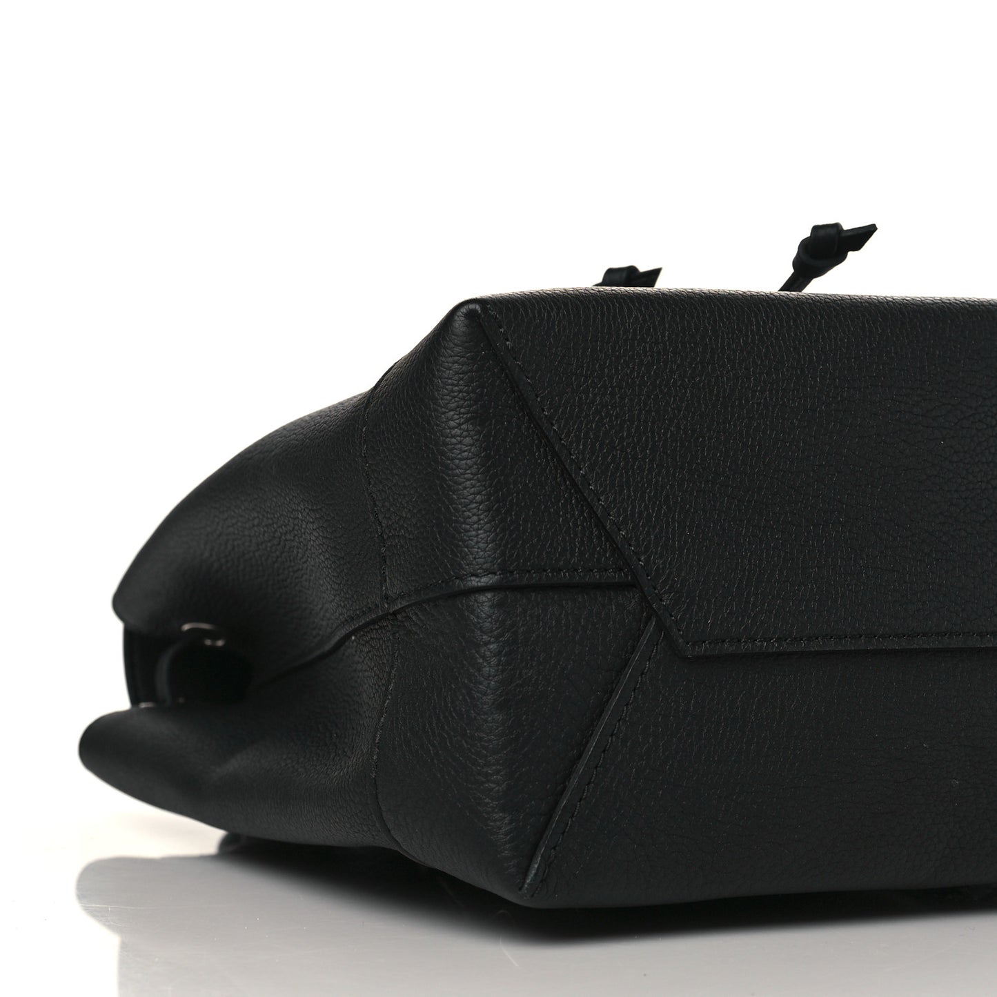 Calfskin Lockme Backpack Black
