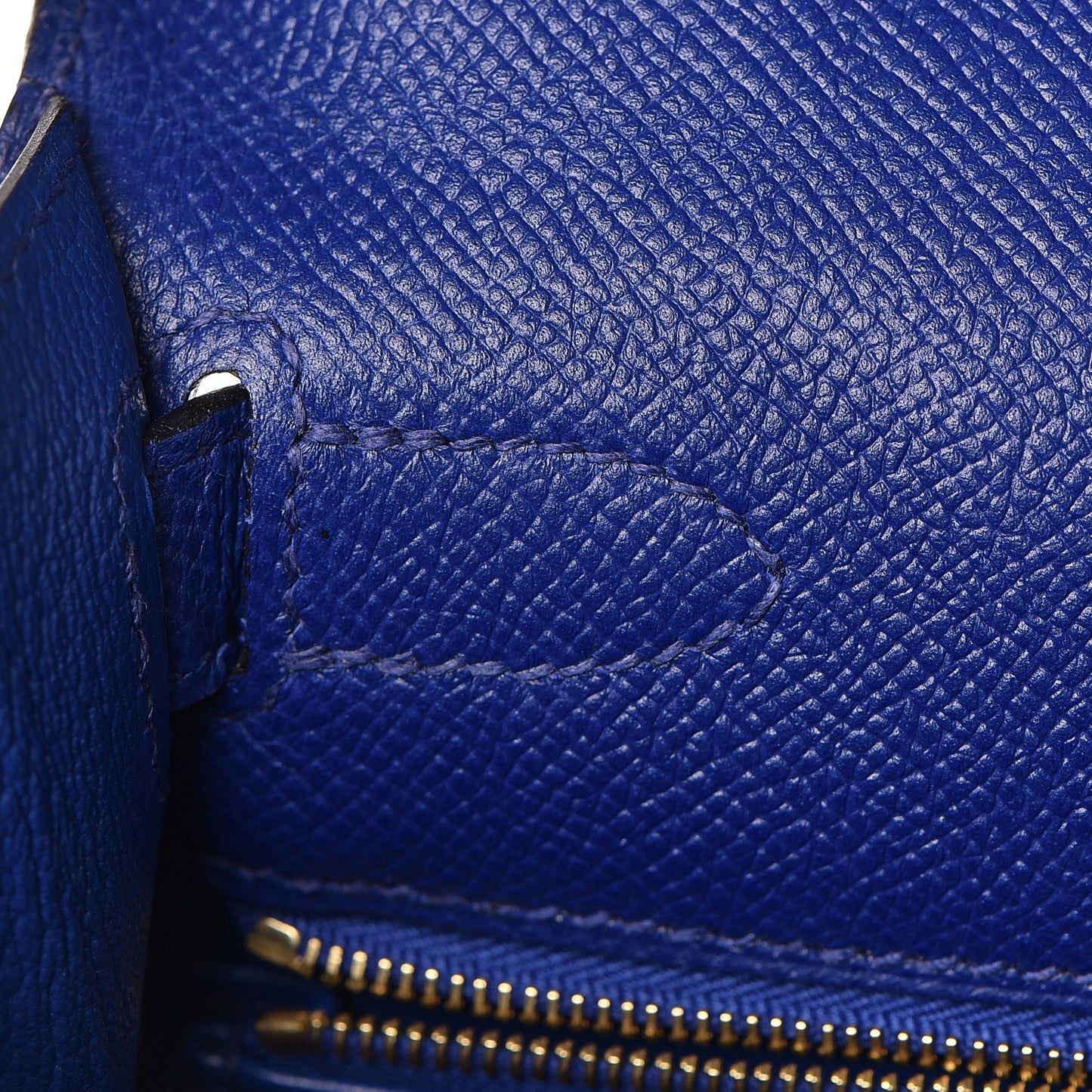 Epsom Kelly Sellier 28 Bleu Electrique