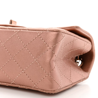 Chanel Metallic Grained Calfskin Quilted 2.55 Reissue Mini Flap Copper Pink 10 of 11