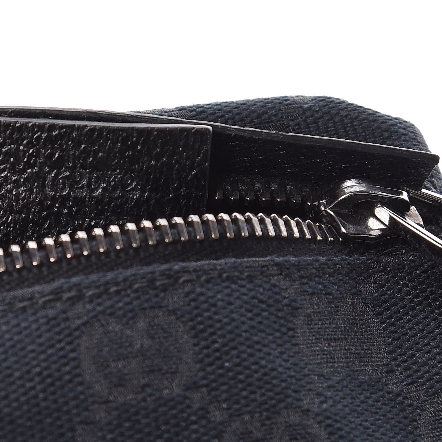 Gucci GG Monogram Double Pocket Belt Bag Black 9 of 10