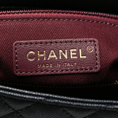 Chanel Caviar Quilted Medium Coco Handle Flap Black 7 of 10