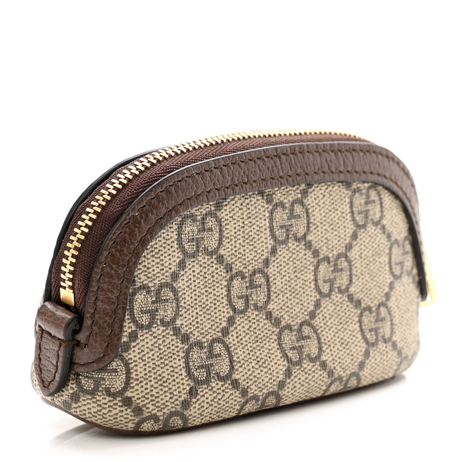 Gucci GG Supreme Monogram Web Ophidia Dome Key Pouch Beige New Acero 3 of 9
