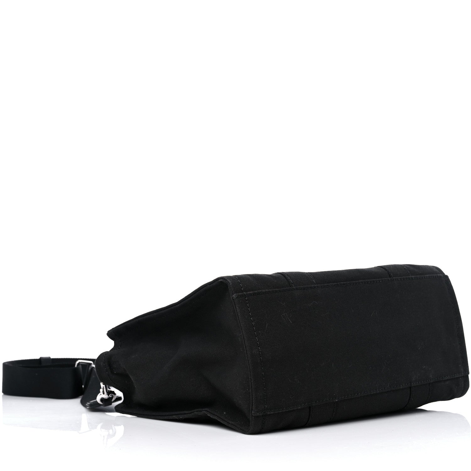 Marc Jacobs Cotton Canvas Small The Traveler Tote Bag Black 4 of 10