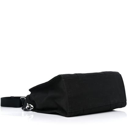 Marc Jacobs Cotton Canvas Small The Traveler Tote Bag Black 4 of 10
