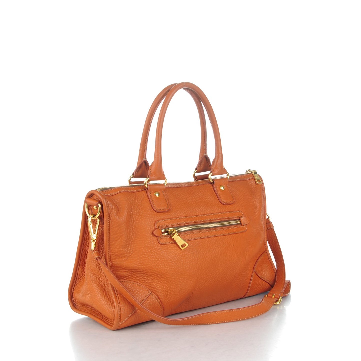 Vitello Daino Shopping Satchel Rame
