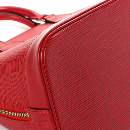 Louis Vuitton Epi Alma PM Castillan Red 8 of 11