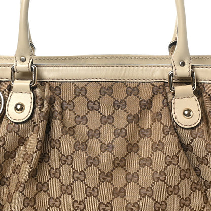 Gucci Monogram Medium Sukey Top Handle Tote Off White 8 of 10
