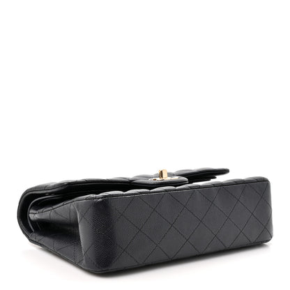Chanel Caviar Quilted Small Double Flap Navy 4 of 10