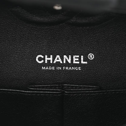 Chanel Jersey Quilted Medium Double Flap Black 6 of 10