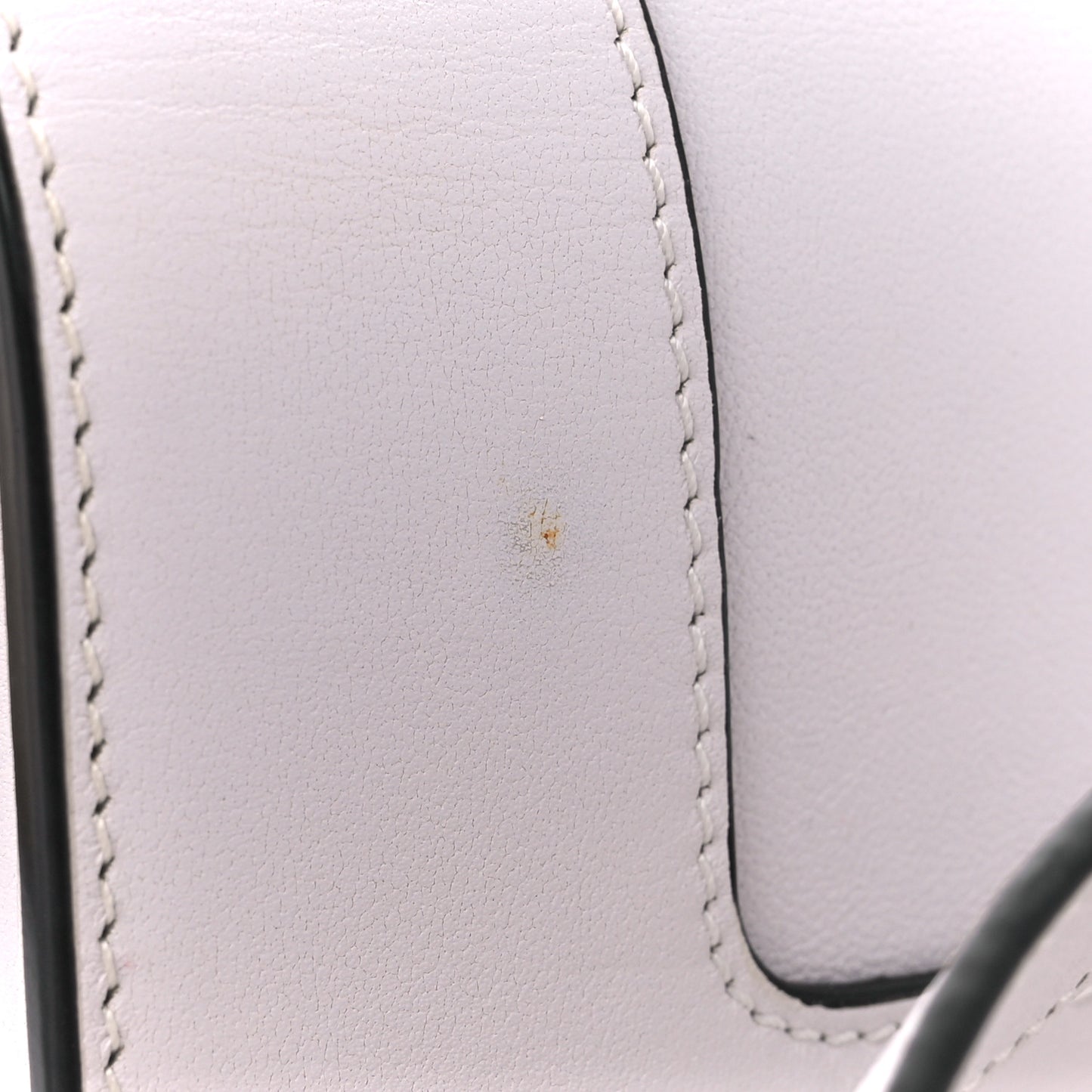 Calfskin Small Supervee Crossbody Bag Optic White