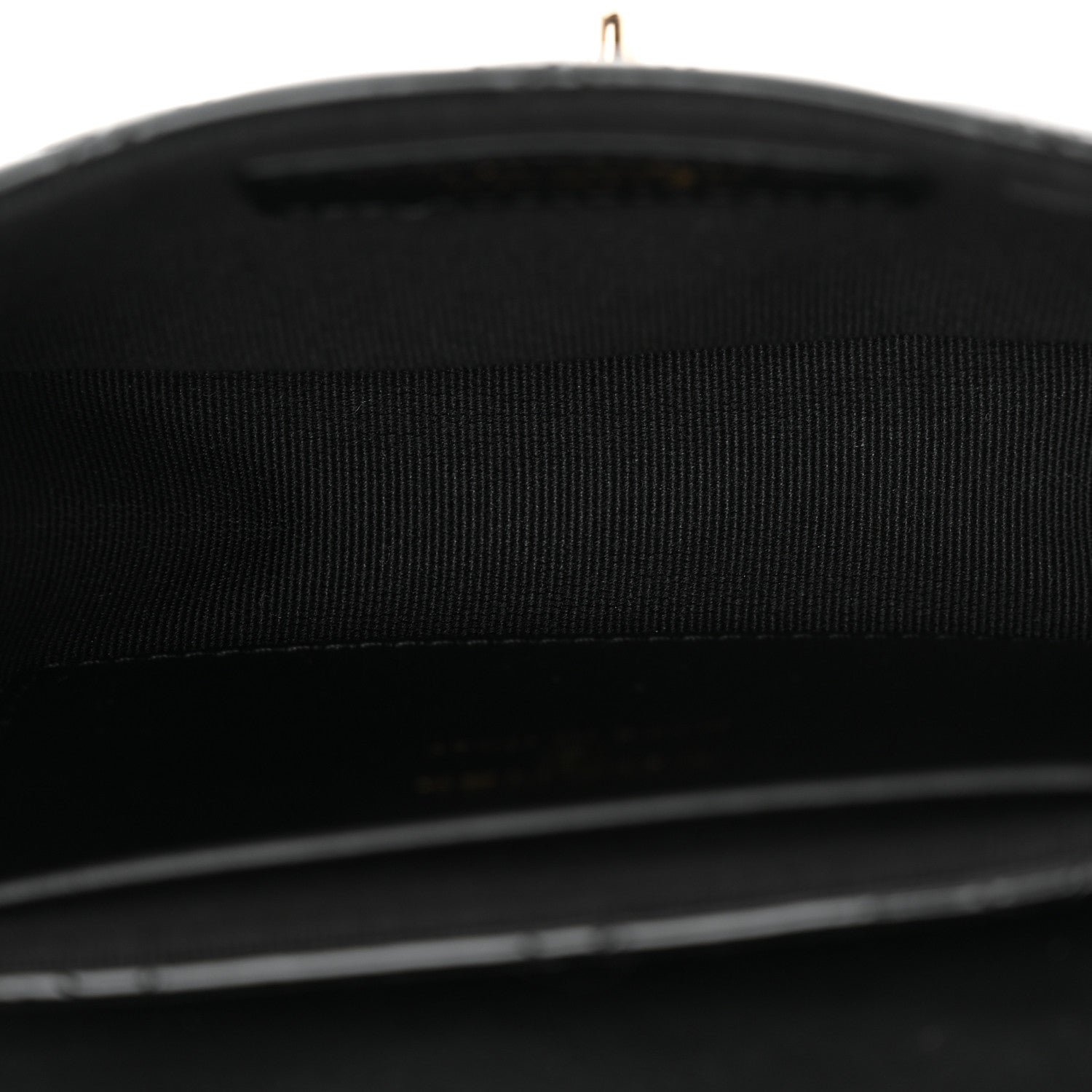 Chanel Patent Calfskin Quilted Mini Clutch Black 5 of 13