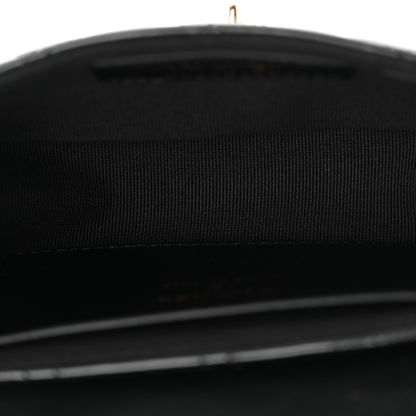 Chanel Patent Calfskin Quilted Mini Clutch Black 5 of 13