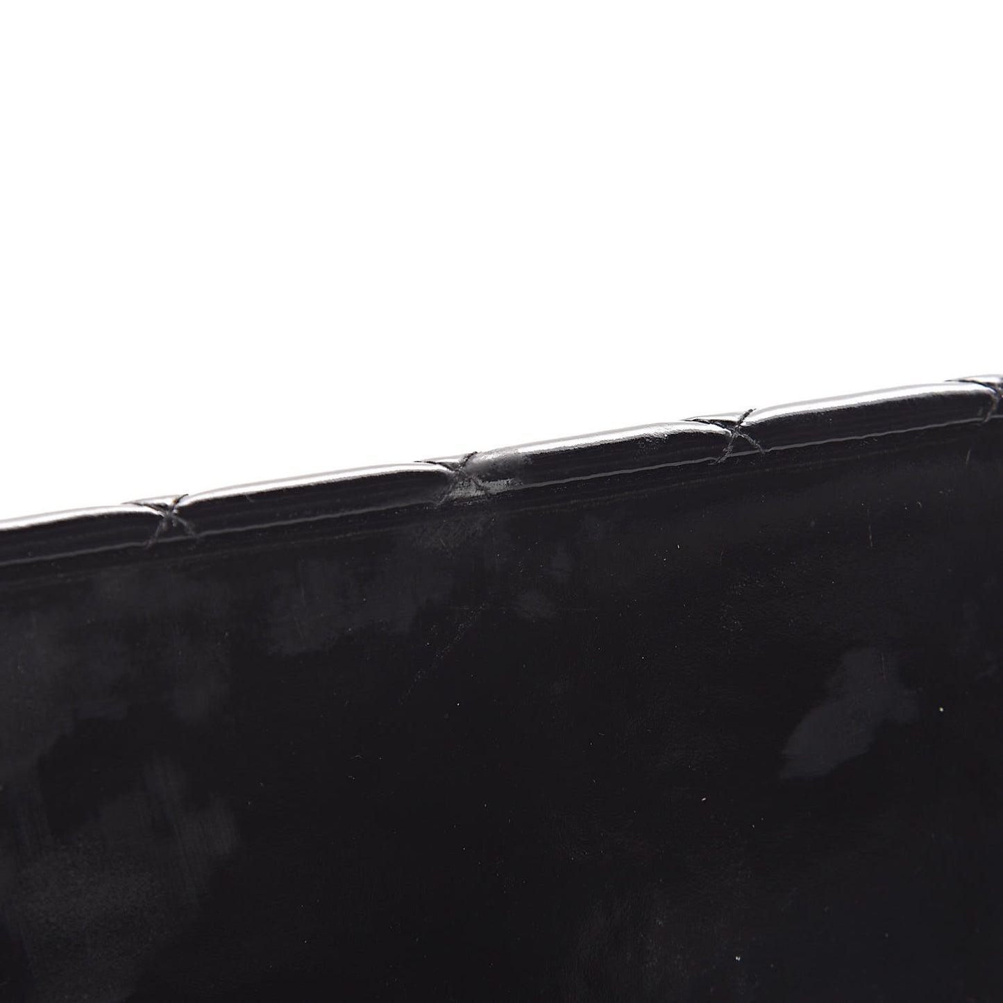 Patent Quilted Grand Shopping Tote GST Black
