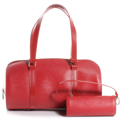 Louis Vuitton Epi Soufflot Red 3 of 8