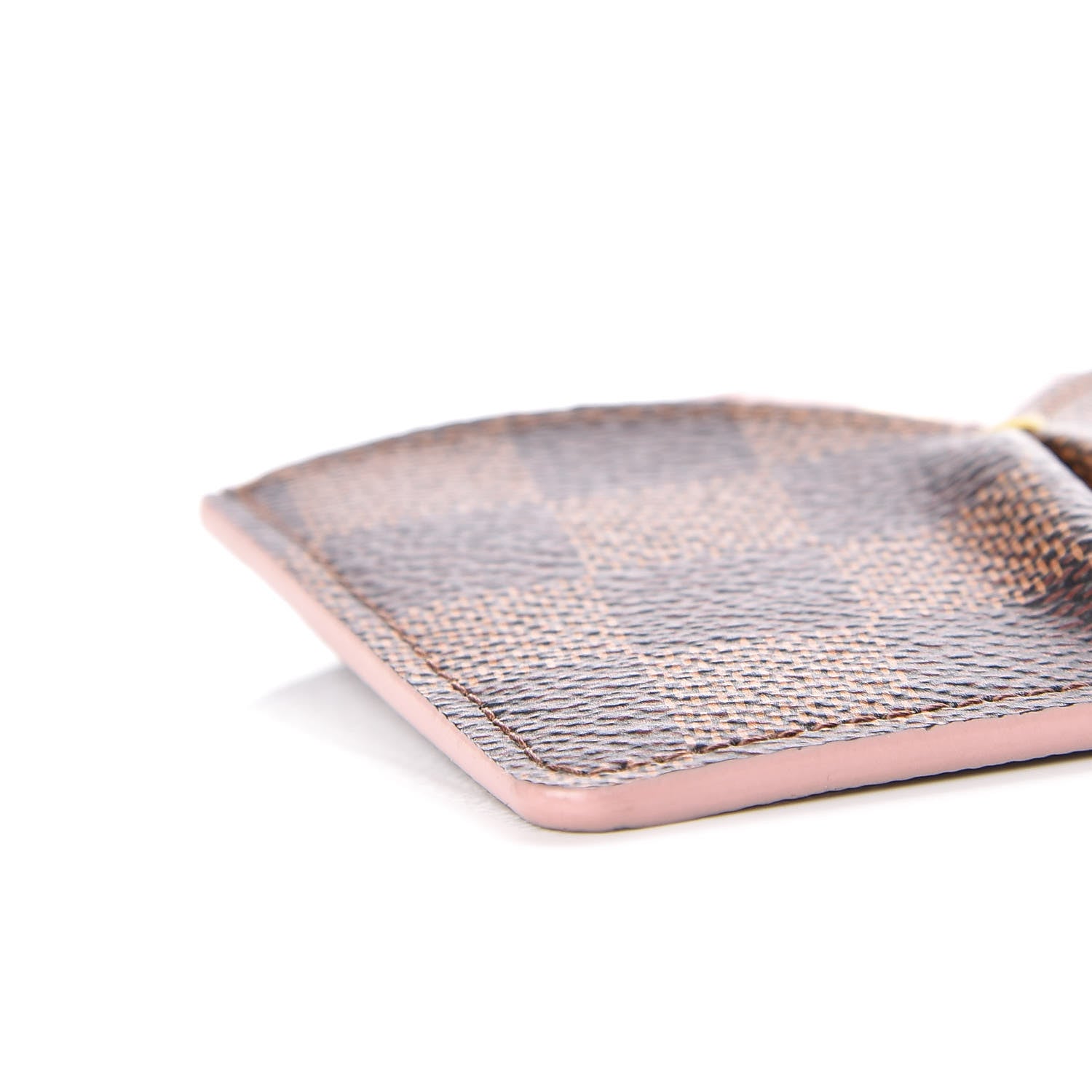 Louis Vuitton Damier Ebene Caissa Card Holder Rose Ballerine 5 of 9