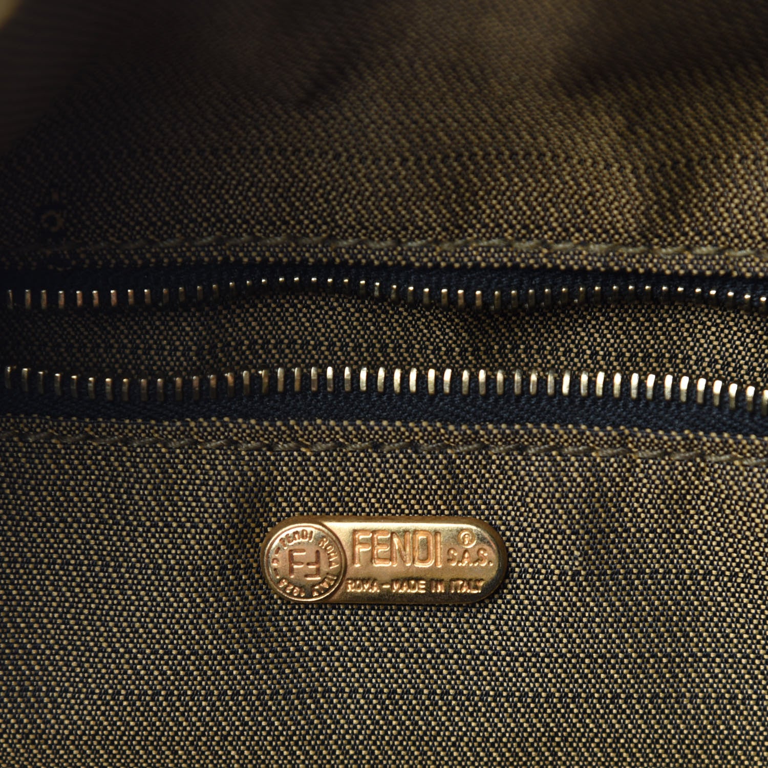 Fendi Zucca Large Cosmetic Bag Tobacco 8 of 9