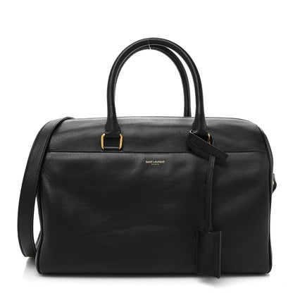 Saint Laurent Calfskin Classic Duffle 6 Black 1 of 16