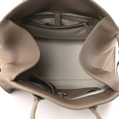The Row Matte Grained Calfskin Soft Margaux 15 Dark Taupe 6 of 8
