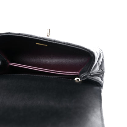 Chanel Caviar Quilted Extra Mini Coco Handle Flap Black 4 of 8