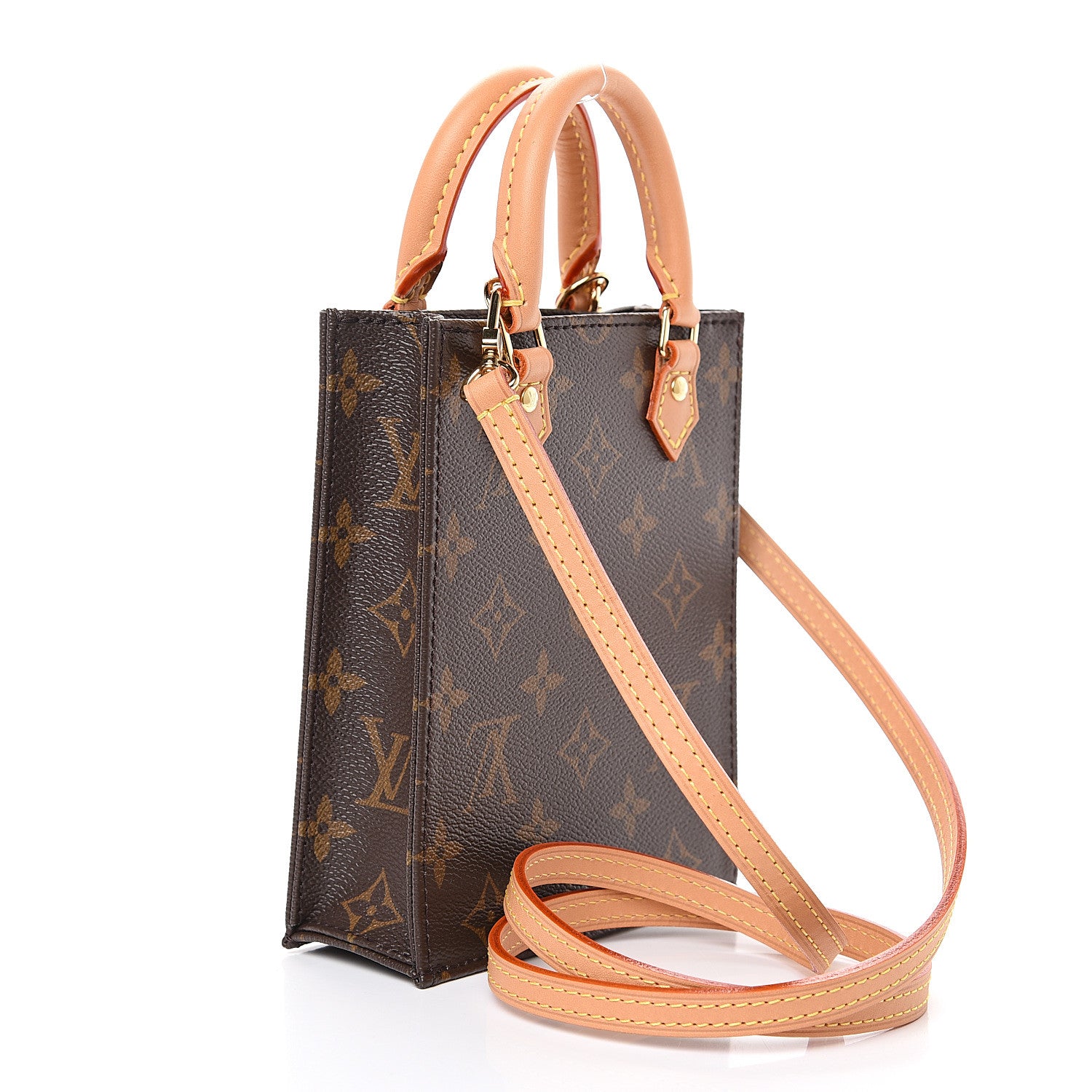 Louis Vuitton Monogram Petit Sac Plat 2 of 7