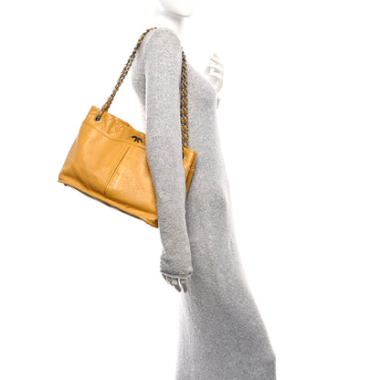 Chanel Calfskin Natural Beauty Tote Yellow 2 of 11