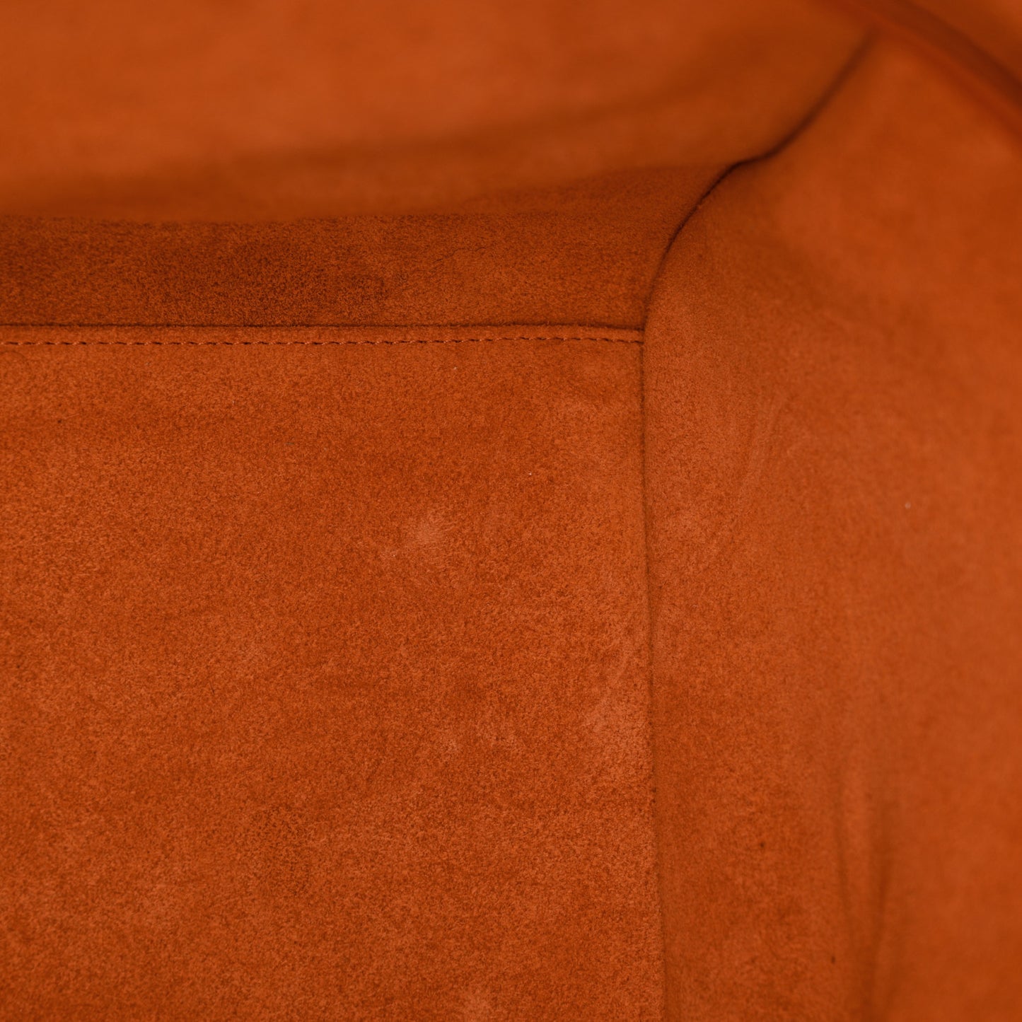 Bullhide Calfskin Medium Phantom Luggage Burnt Orange