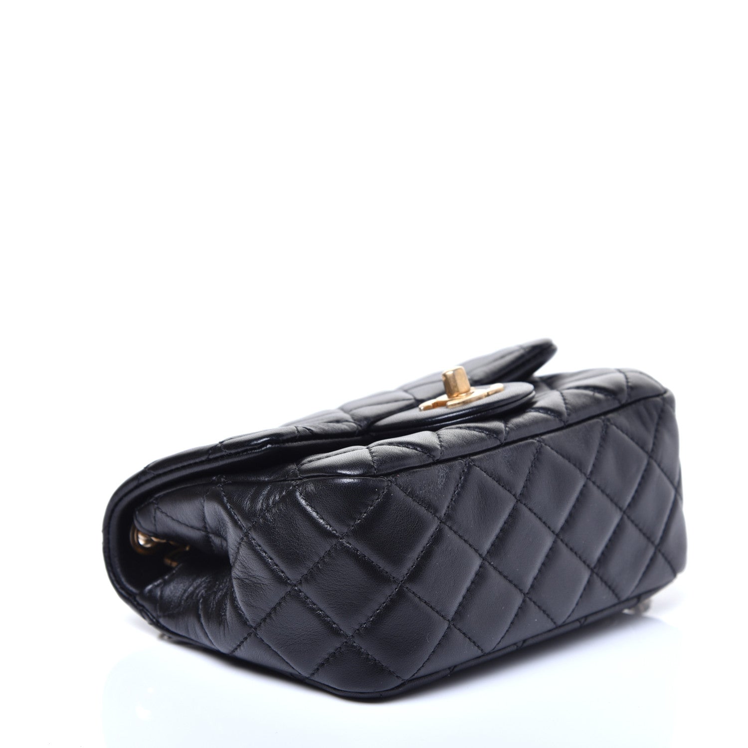 Chanel Lambskin Quilted Mini Pearl Crush Flap Black 4 of 9