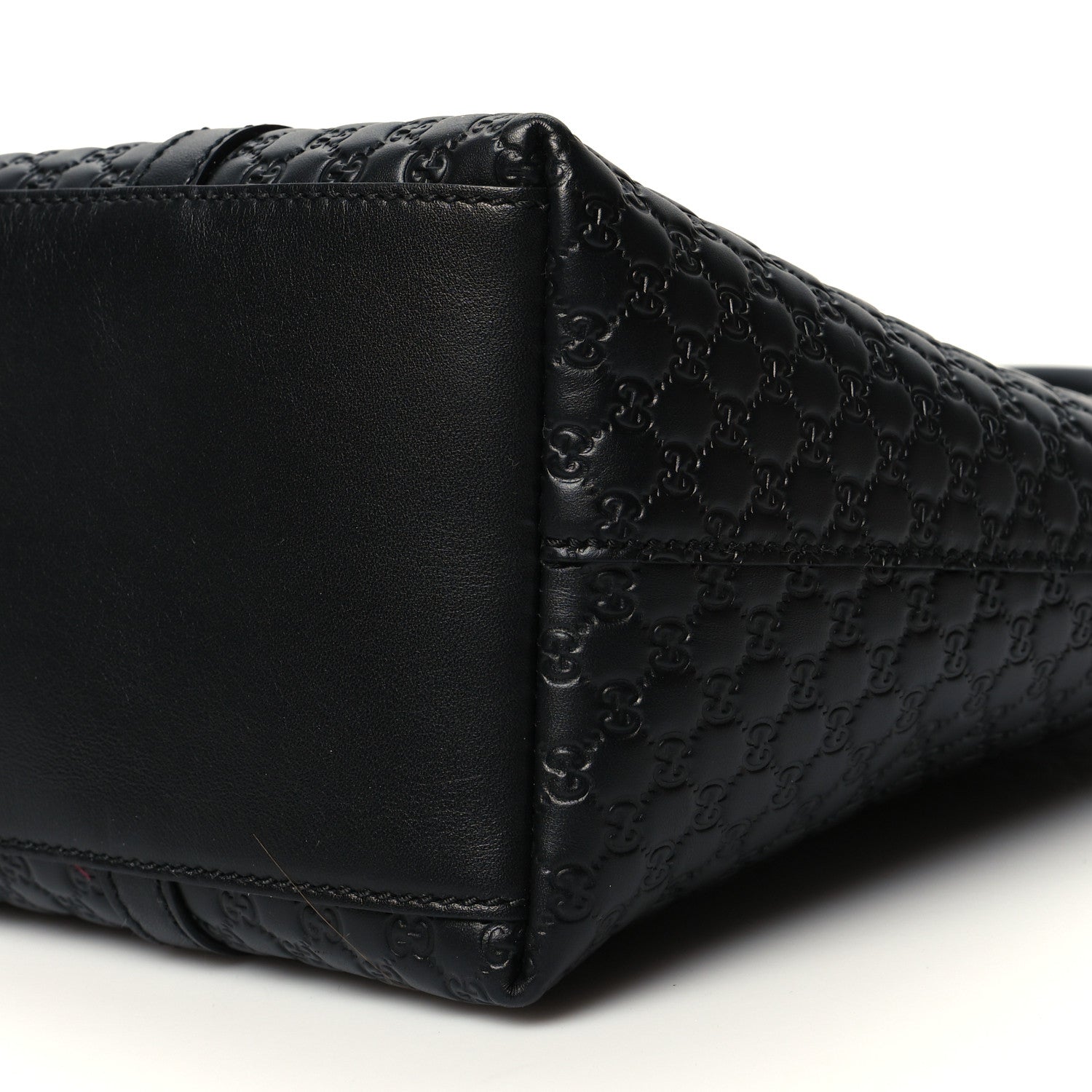 Gucci Soft Microguccissima Small Zippered Satchel Black 9 of 9