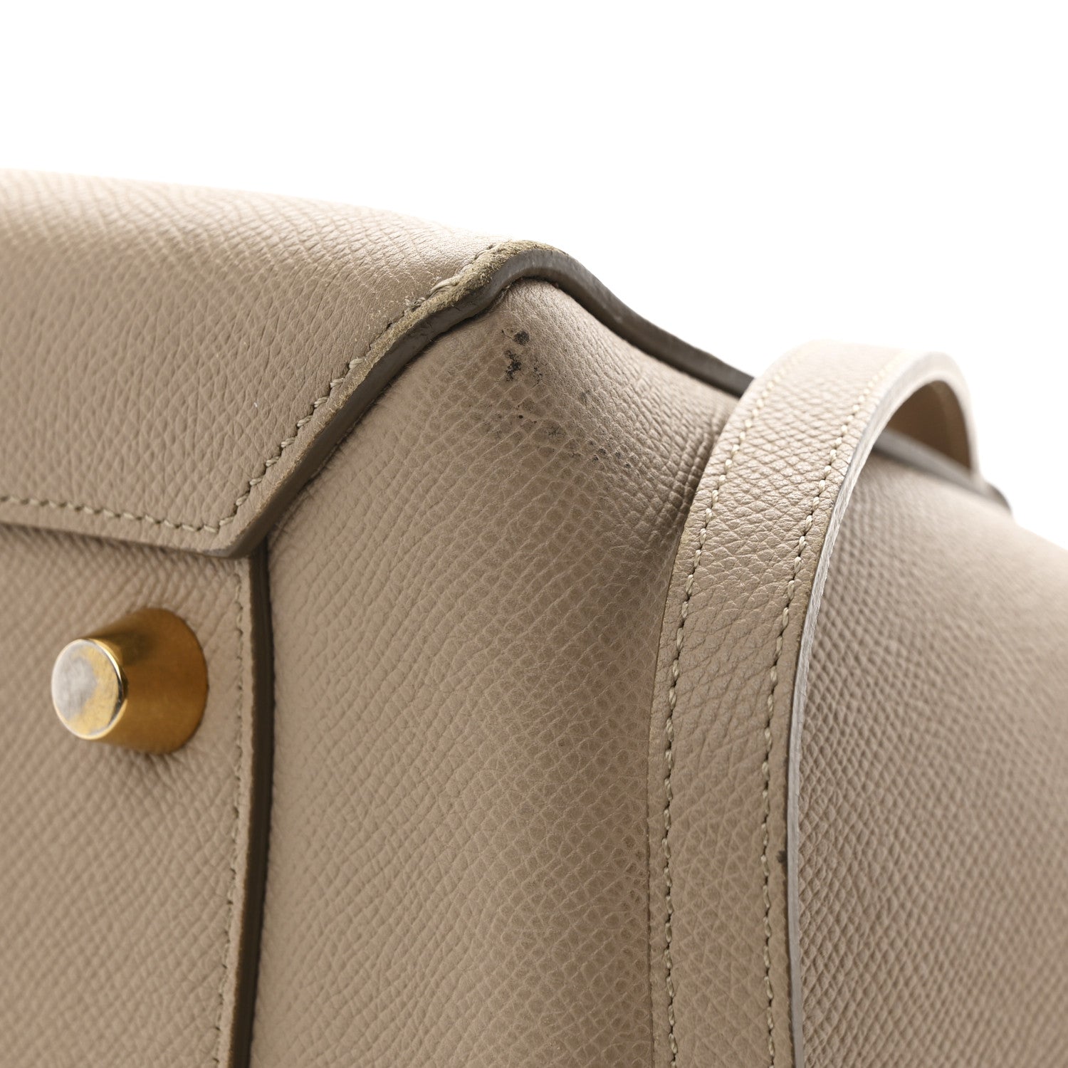 Celine Grained Calfskin Mini Belt Bag Light Taupe 11 of 13