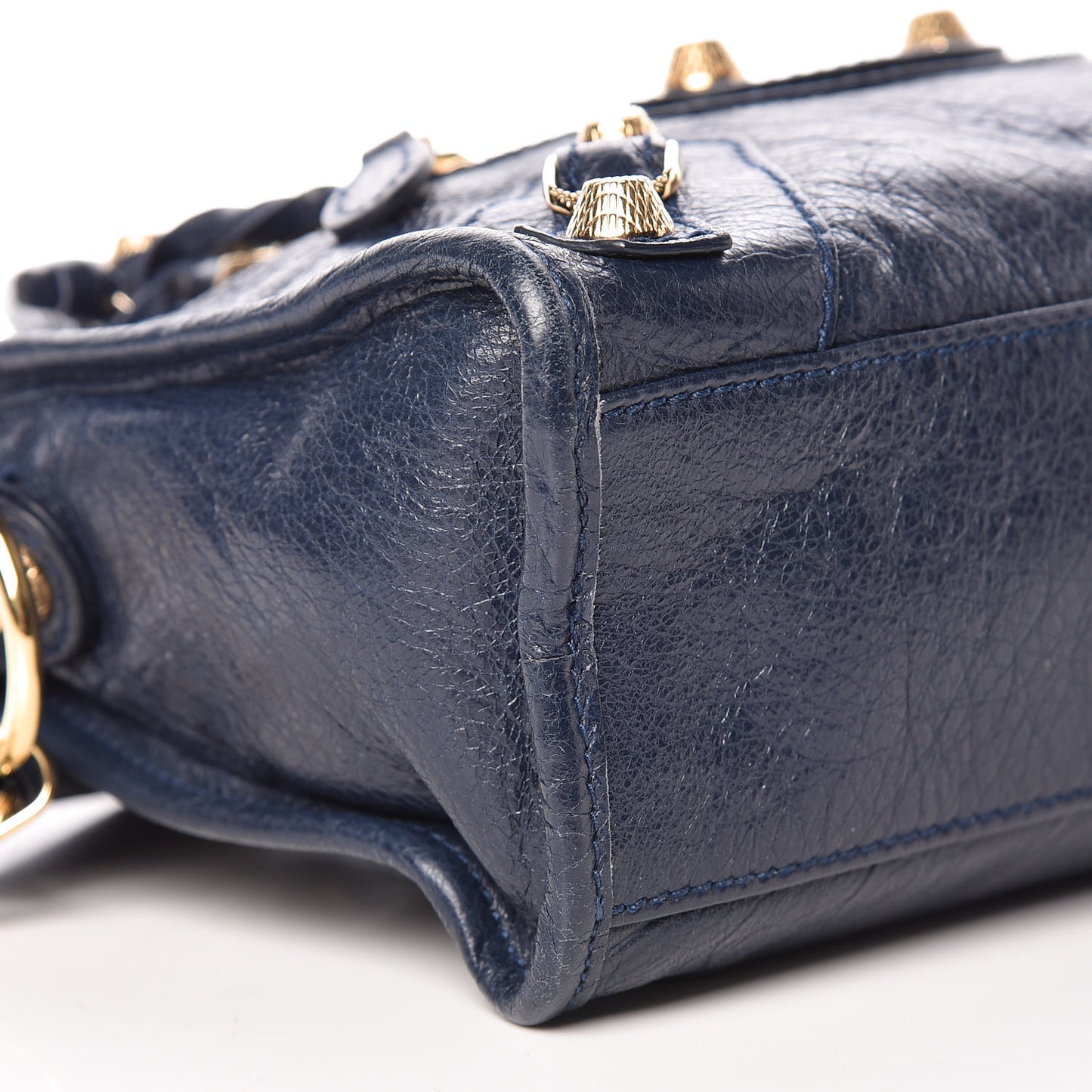 Agneau Giant 12 Gold Hardware Mini City Bleu Obscur