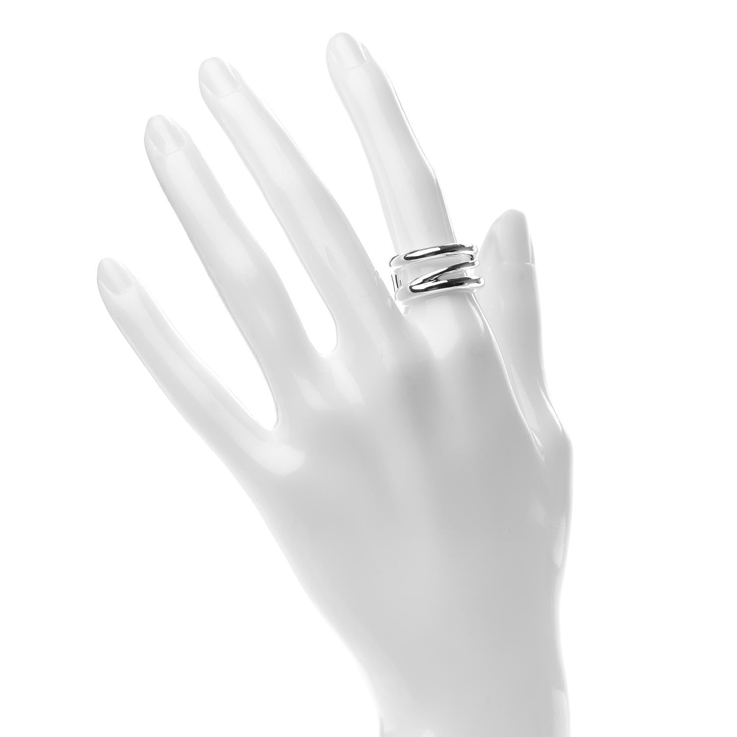 Tiffany Sterling Silver Zig Zag Ring 52 6 2 of 4