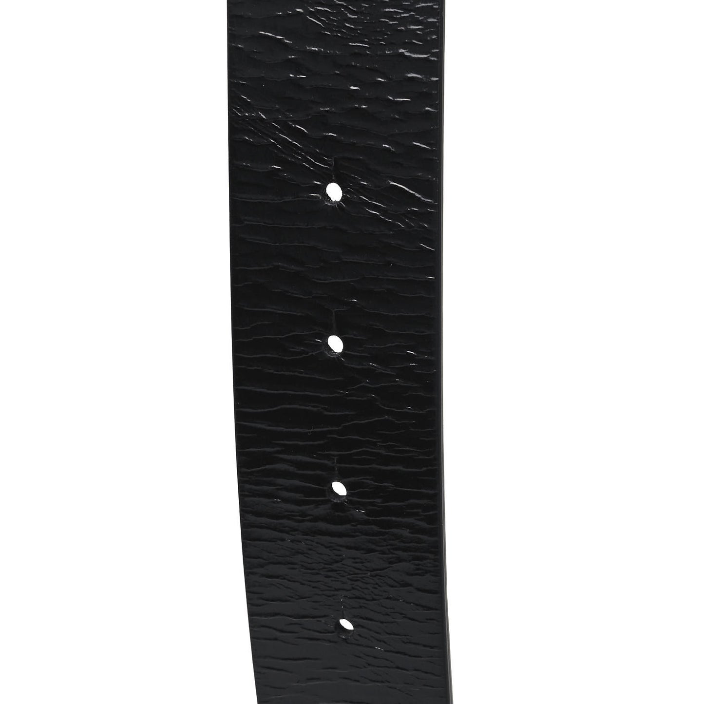 Patent Calfskin CC Reversible Belt 95 Black White