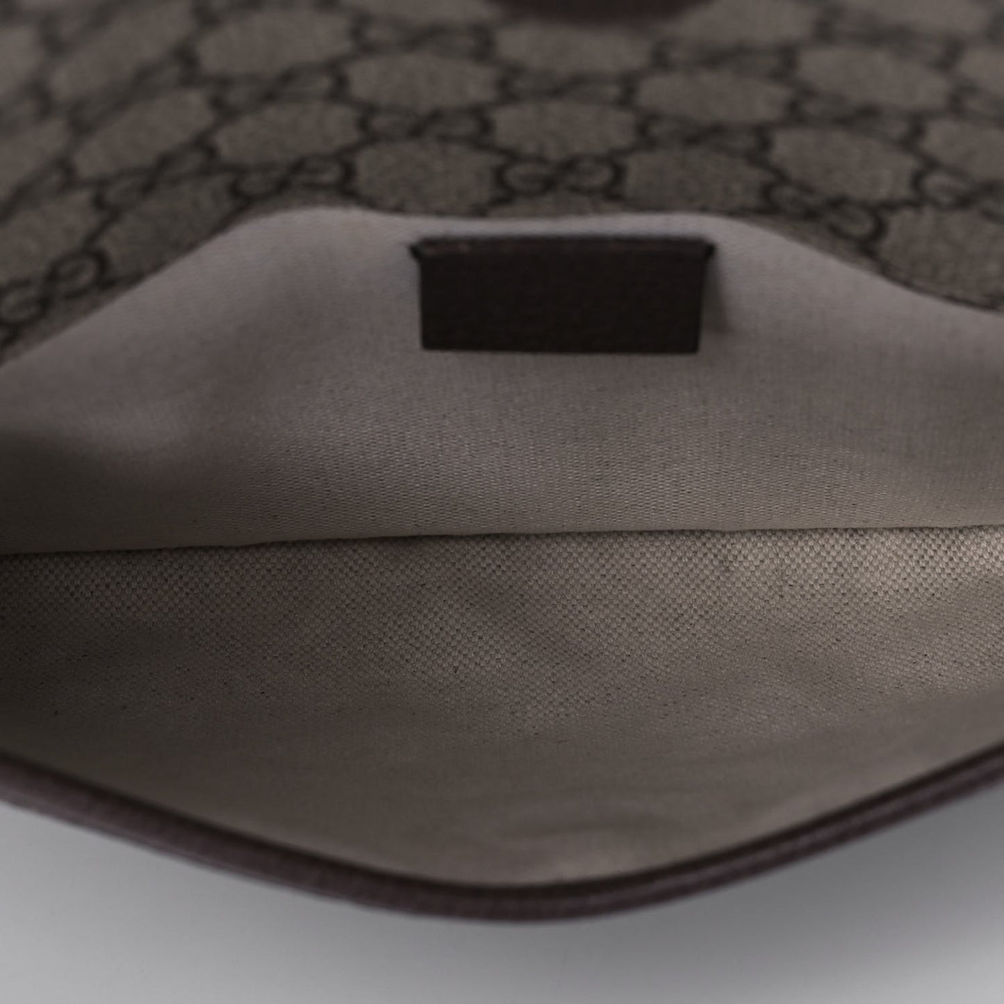 GG Supreme Monogram Neo Vintage Web Belt Bag Brown
