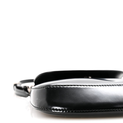 Prada Spazzolato Mini Cleo Flap Adjustable Strap Shoulder Bag Black 8 of 9