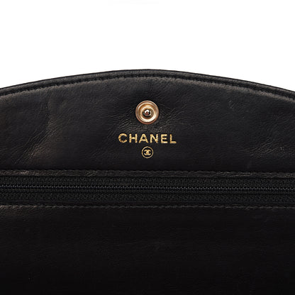Chanel Caviar Timeless CC Wallet On Chain WOC Black 5 of 17