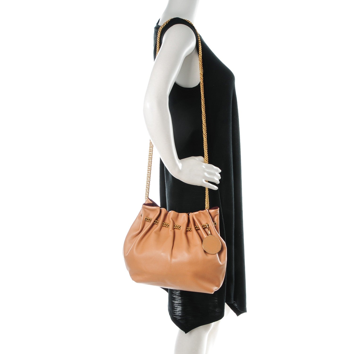 Stella McCartney Eco Alter Nappa Noma Soft Bucket Bag Nude 2 of 9