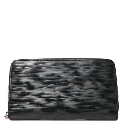 Louis Vuitton Epi Zippy Organizer Wallet Black 1 of 7