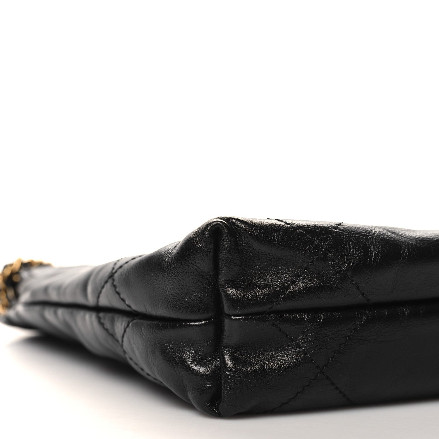 Chanel Shiny Calfskin Quilted Mini Chanel 22 Black 9 of 10