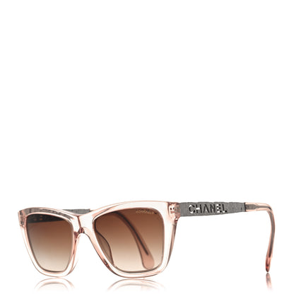 Chanel Acetate Metal Rectangle Sunglasses 5442 Pink 1 of 8
