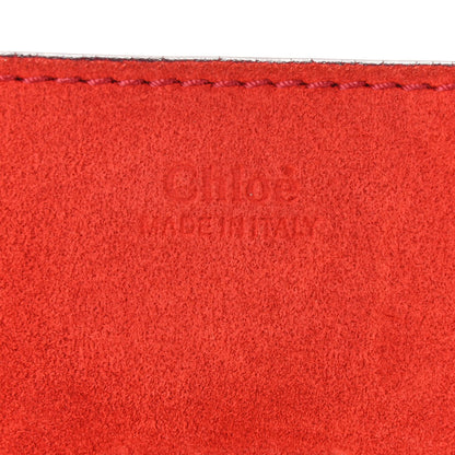 Chloe Lambskin Suede Calfskin Mini Drew Shoulder Bag Red 6 of 11